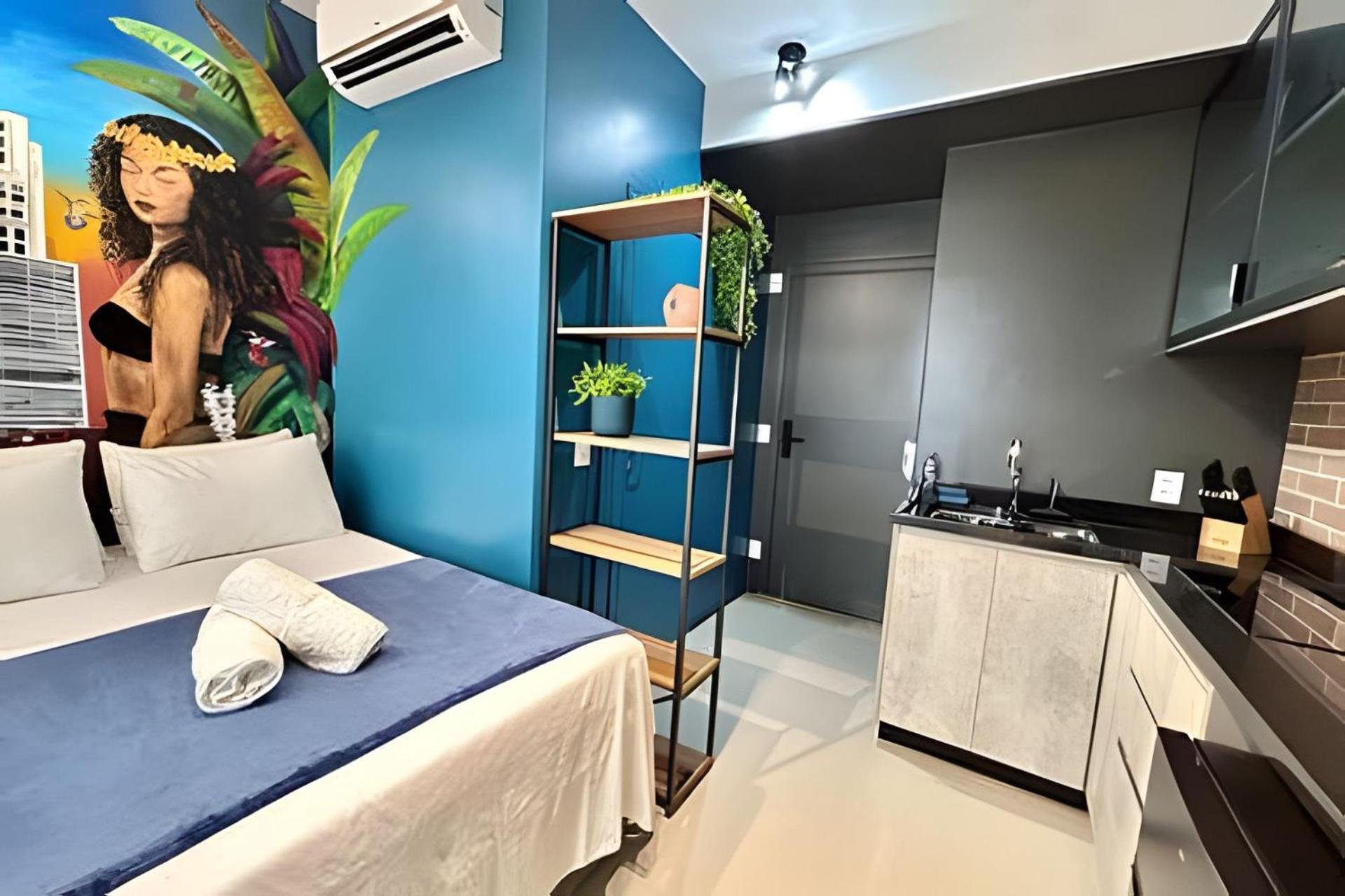 Studio/Moderno/200 M Allianz/Piscina/Wifi/Vaga 상파울루 외부 사진